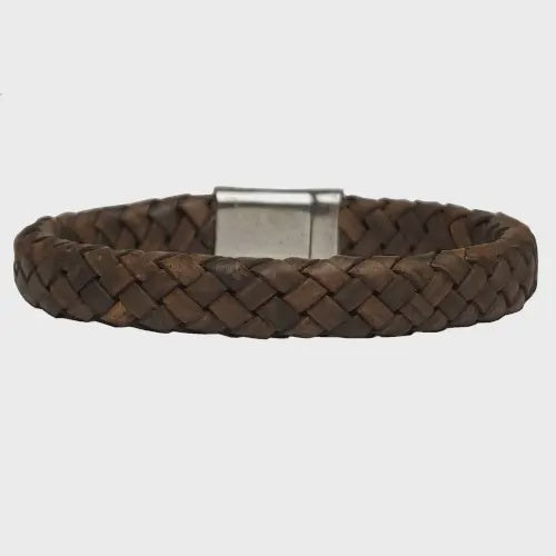 Jodi Bombardier Pegasus Braided Leather Bracelet