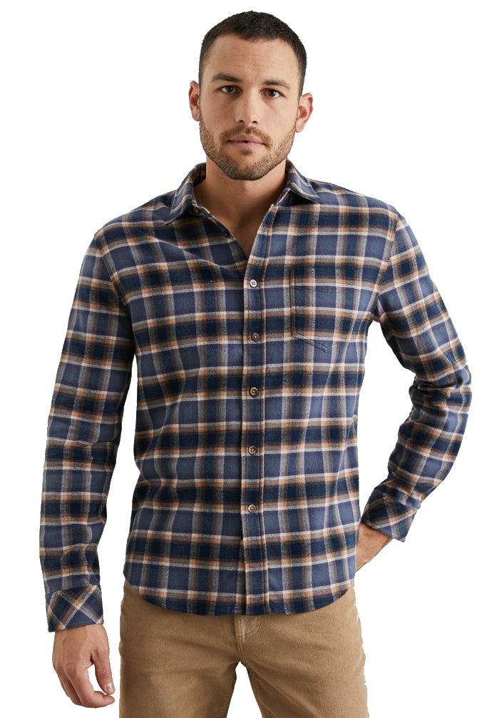 Rails Sussex Brushed Cotton Lightweight Flannel Shirt – Seattle Thread  Company