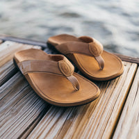 OluKai Tuahine Waterproof Leather Sandals