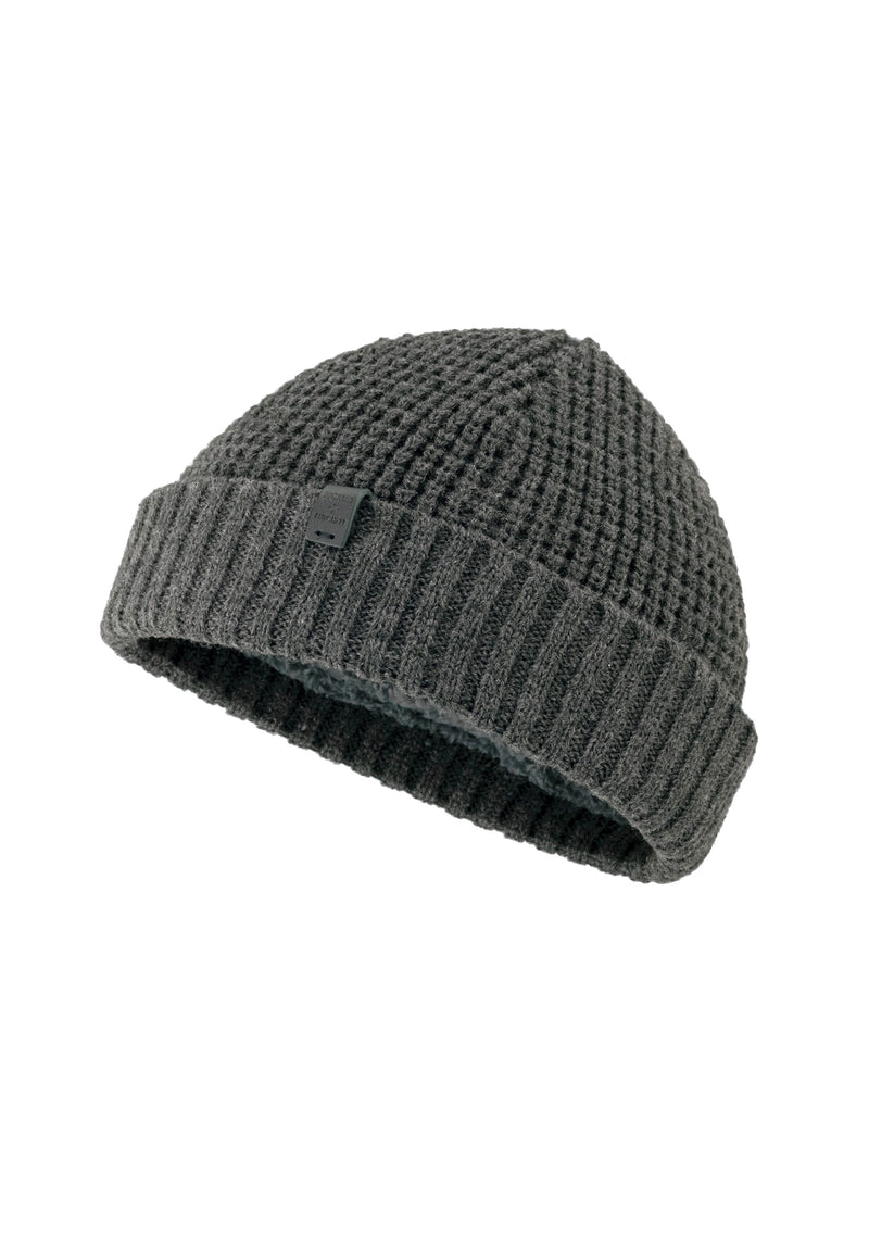 Bickley + Mitchell Sherpa Lined Interior Thick Knit Cuffed Beanie