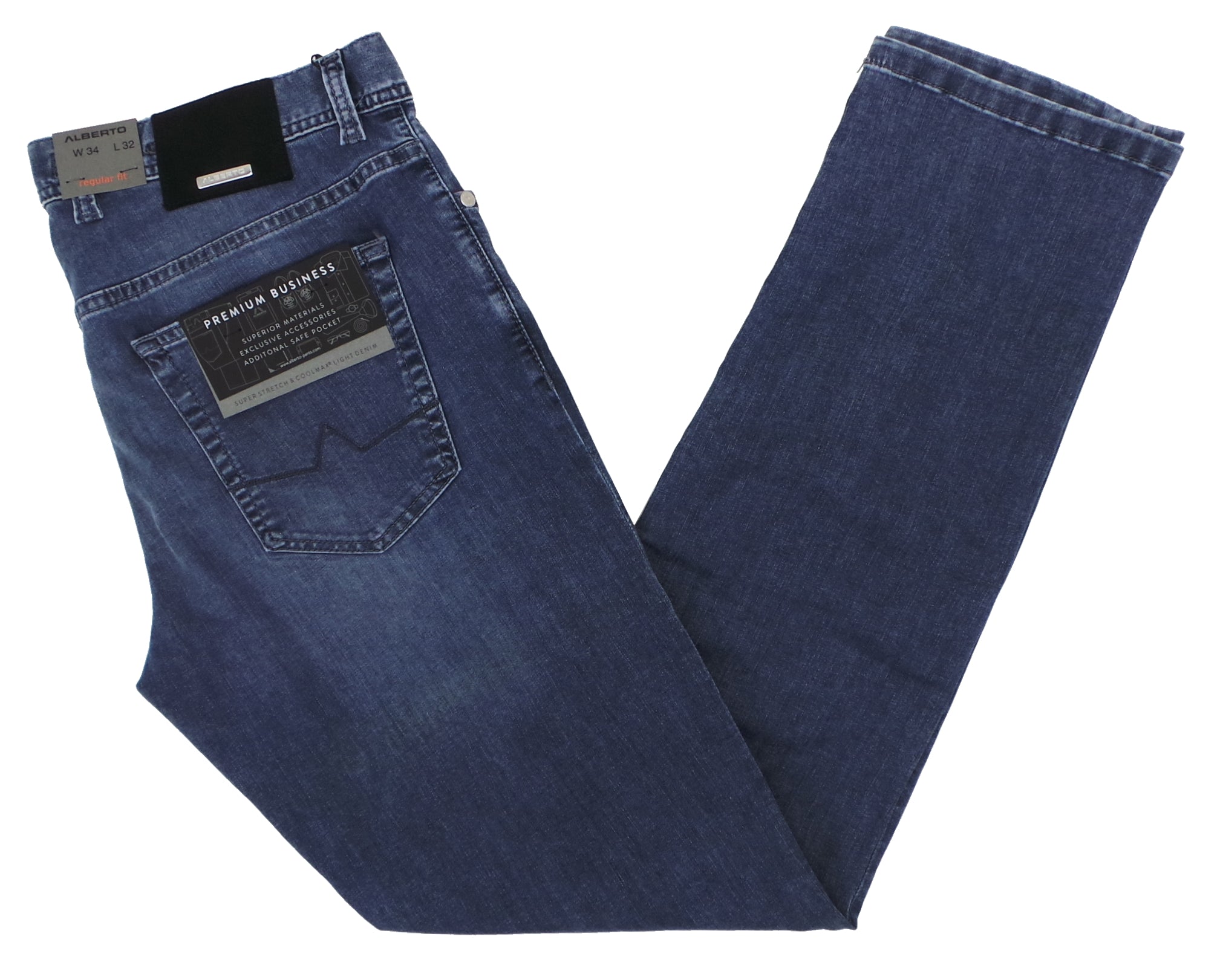 Alberto Pipe Cosy Jeans Regular sold Jeans Size 36x34