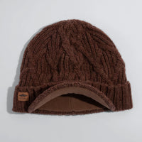 Coal Yukon Brim Heritage Knit Wool Beanie Hat