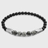 Anchor & Crew Hukou Silver and Stone Bracelet