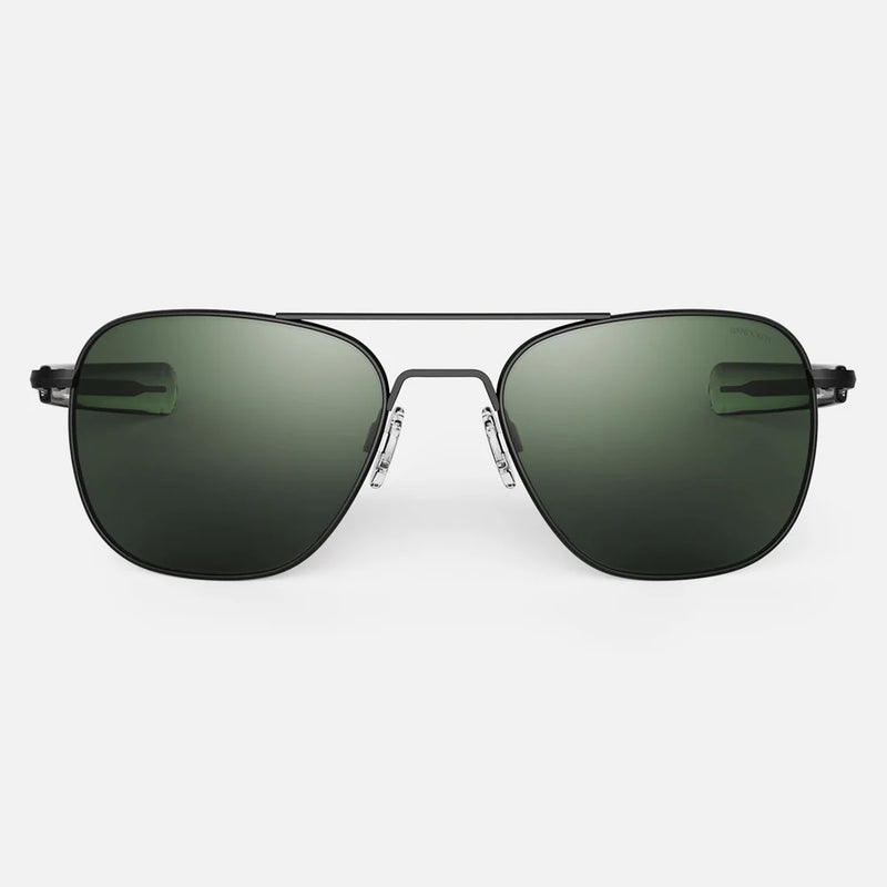 Randolph Engineering Aviator Matte Black Sunglasses