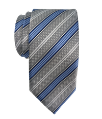 JZ Richards Regimental Stripe Silk Tie