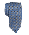 JZ Richards Geo Woven Pattern Silk Tie