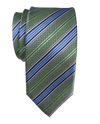 JZ Richards Regimental Stripe Silk Tie