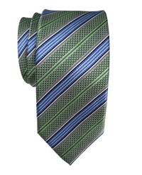 JZ Richards Regimental Stripe Silk Tie