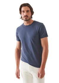 Patrick Assaraf Peruvian Pima Cotton Short Sleeve Crew Neck T-Shirt