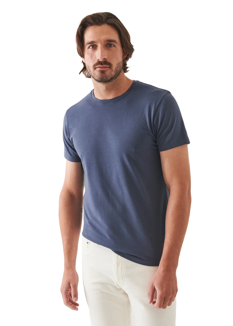 Patrick Assaraf Peruvian Pima Cotton SS Crew Neck T-Shirt