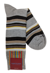 Marcoliani 4522 Eclectic Stripe Cotton Blend Socks