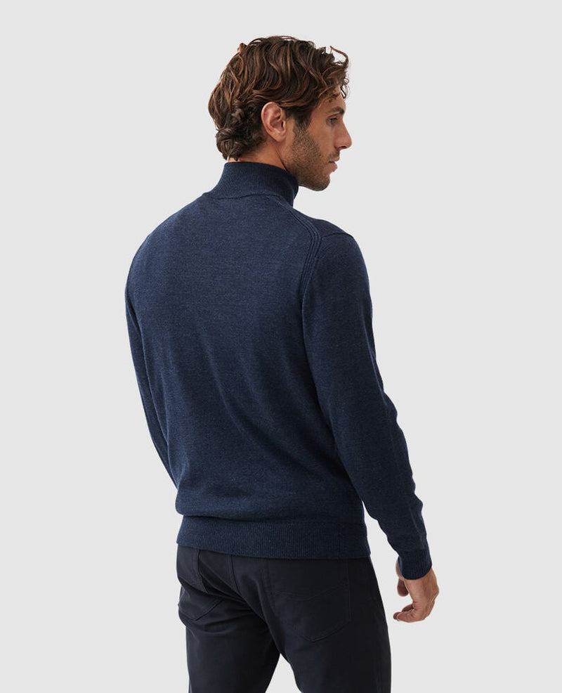 Rodd & Gunn Calderwell Merino Quarter Zip  Sweater