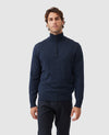 Rodd & Gunn Calderwell Merino Quarter Zip  Sweater