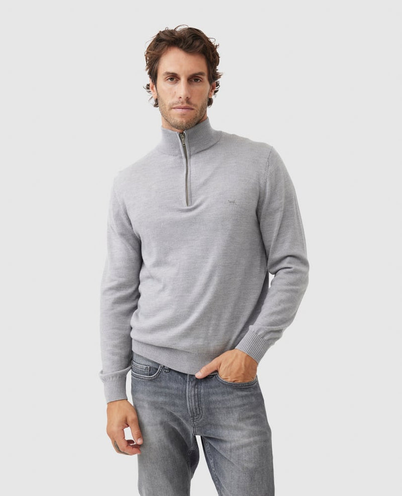 Rodd & Gunn Calderwell Merino Quarter Zip  Sweater