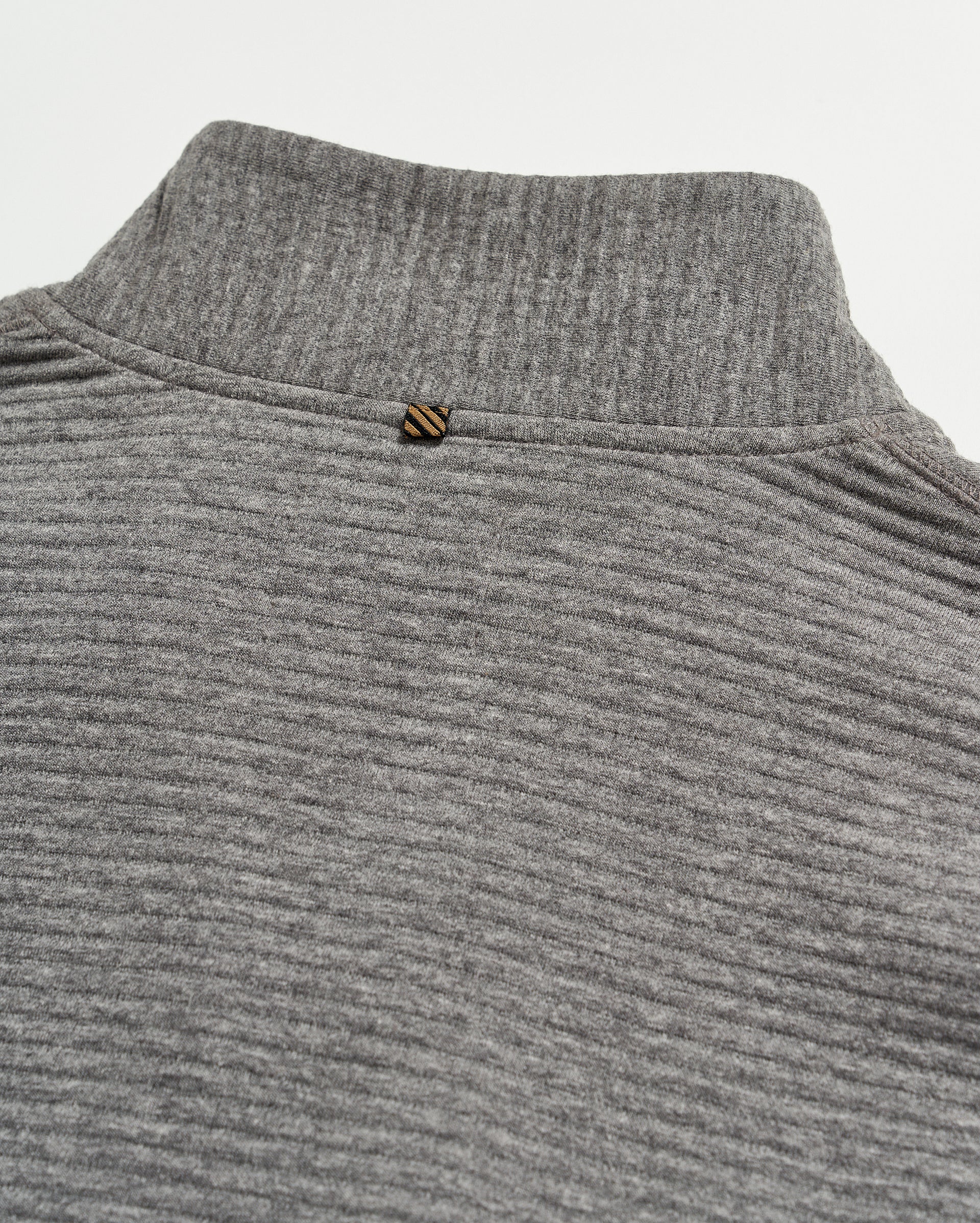 Billy Reid Quilted Quarter Zip Mock Neck Sweater Seattle Thread