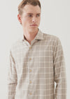 Patrick Assaraf Premium Brushed Cotton Flannel Shirt