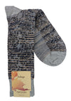 Marcoliani 4731 Cotton and Merino Foliage Pattern Socks