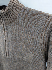 Codice Soft Knit Chenille Quarter Zip Sweater