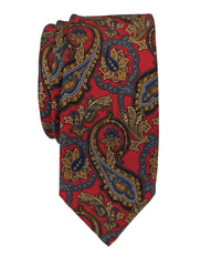 JZ Richards Paisley Print Pattern Silk Tie