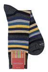 Marcoliani 4674 Mousse of Modal Rainbow Stripe Socks