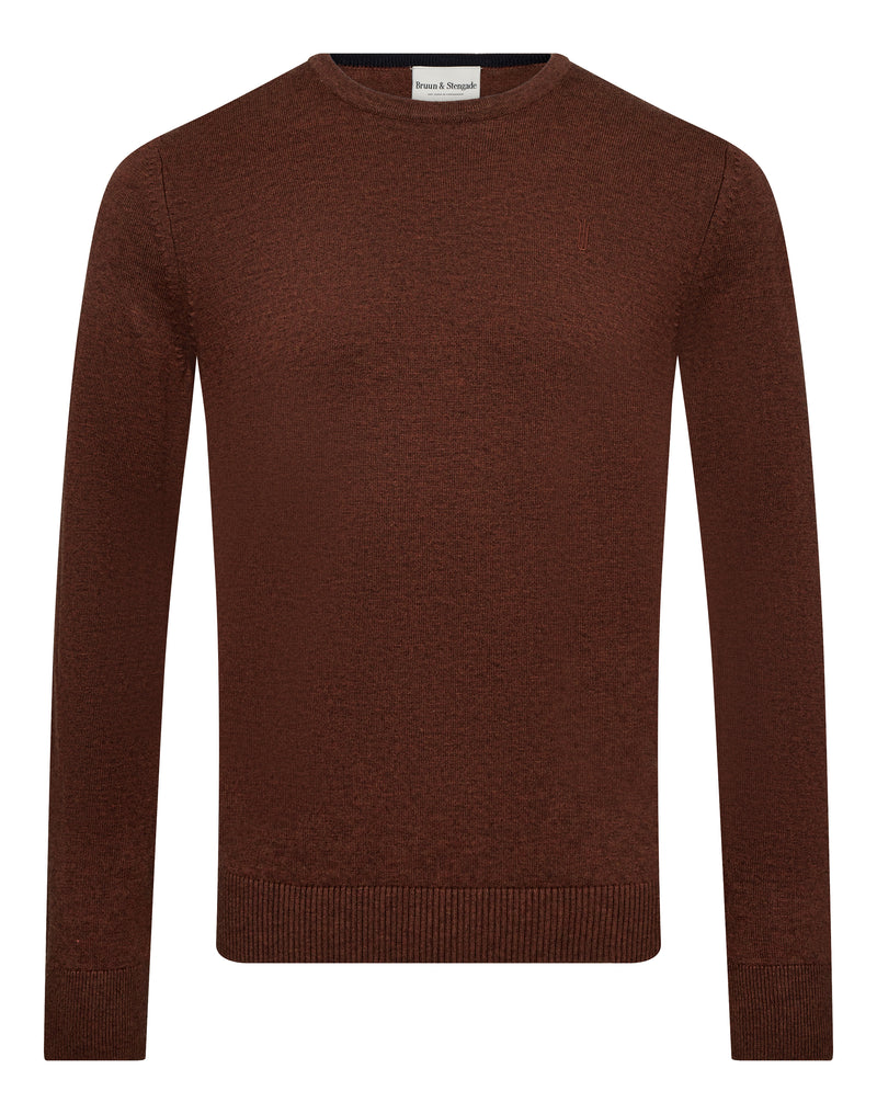 Bruun & Stengade Jupiter Wool Modal Blend Crew Sweater