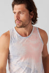 Sol Angeles Coral Palm Print Tank Top