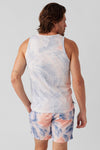 Sol Angeles Coral Palm Print Tank Top