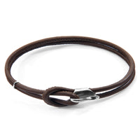 Anchor & Crew Orla Silver and Nappa Leather Bracelet