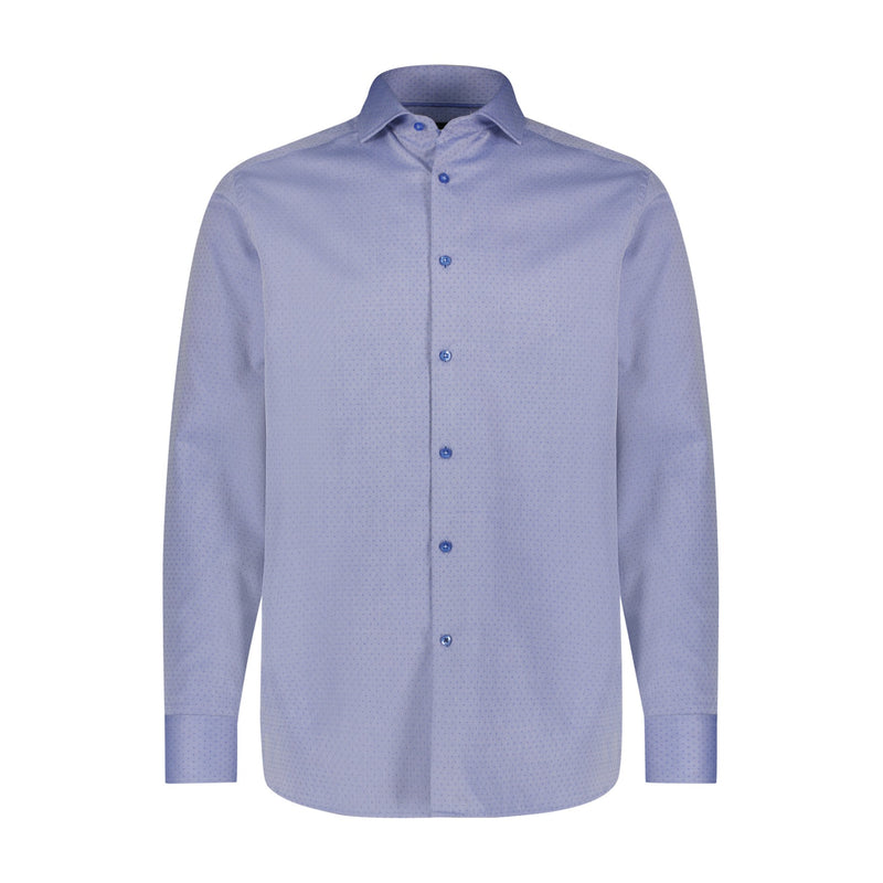 Luciano Visconti Dobby Micro Dot LS Woven Shirt