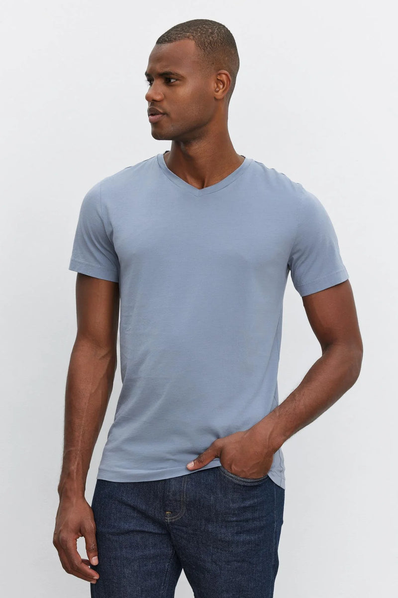 Velvet by Graham & Spencer Samsen Whisper Soft Jersey V-Neck T-Shirt