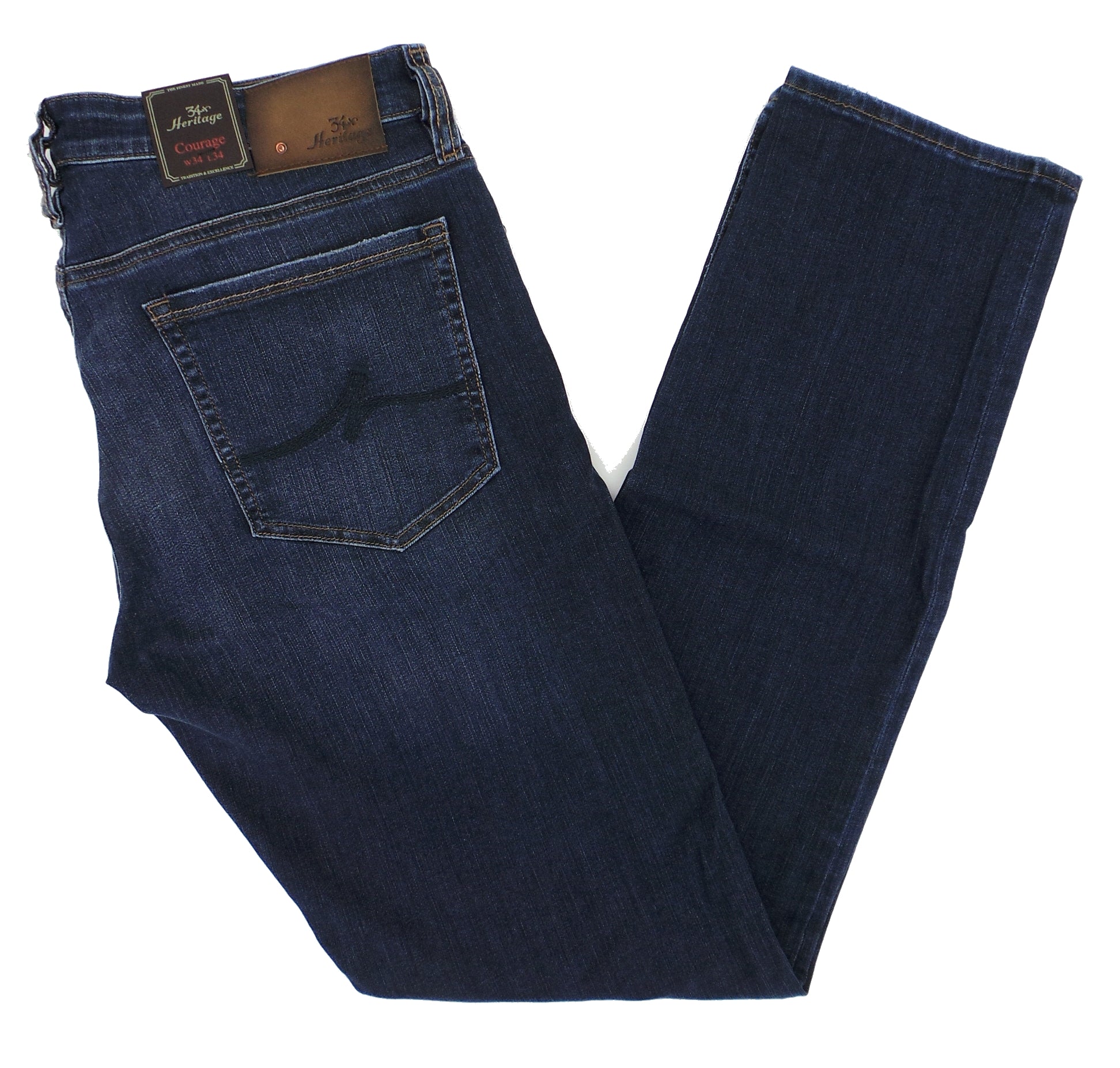 34 Heritage COOL DARK BRUSHED REFINED Jeans - blazerformen.com – Blazer For  Men