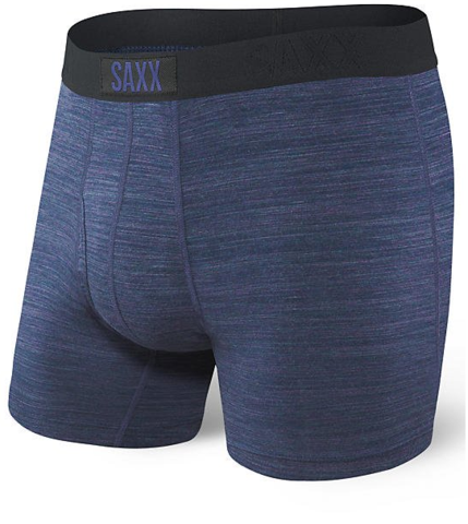Saxx Ultra Boxer Brief-Blue Free Fall Plaid - Uplift Intimate Apparel