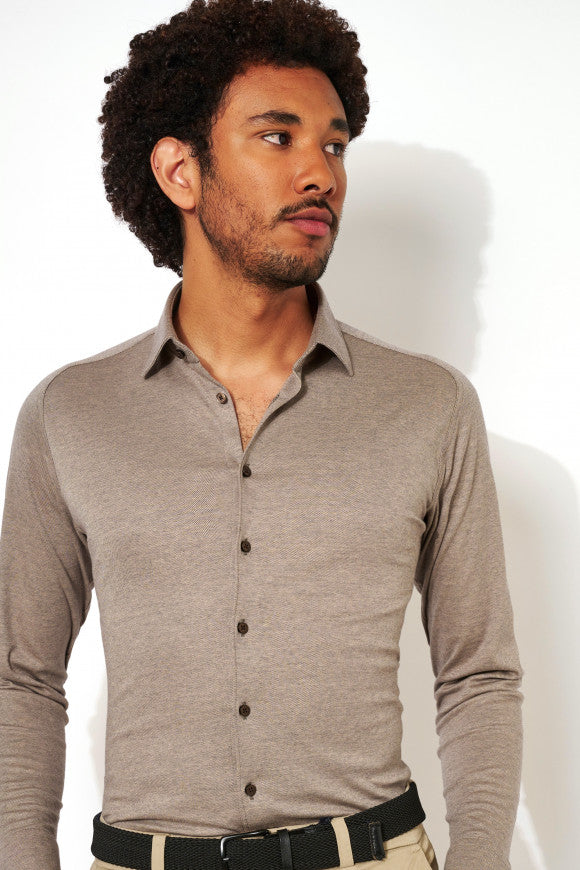 Pique best sale knit shirt