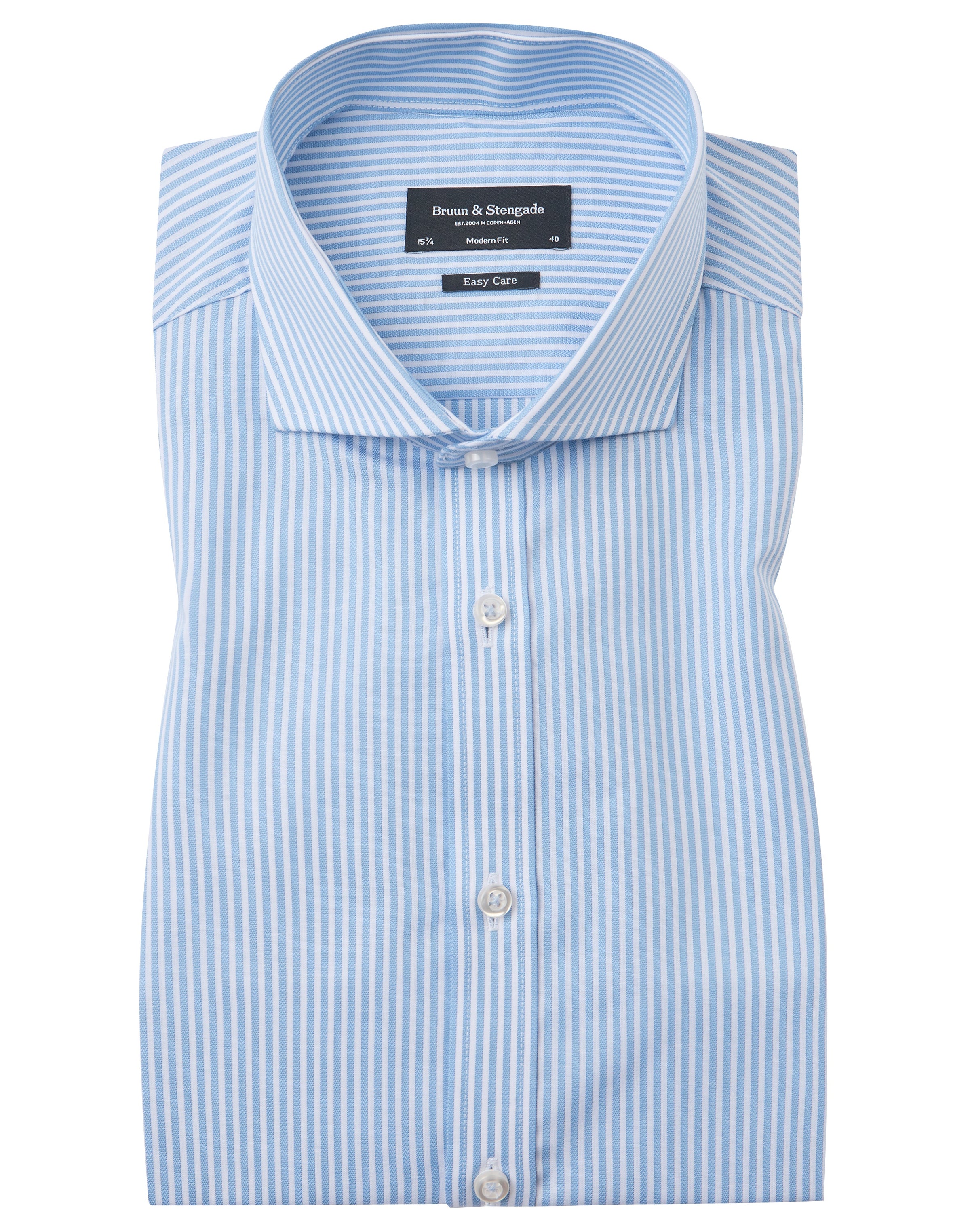 Bruun & Modern Fit Bruno Woven Stripe Pattern Shirt – Seattle Thread