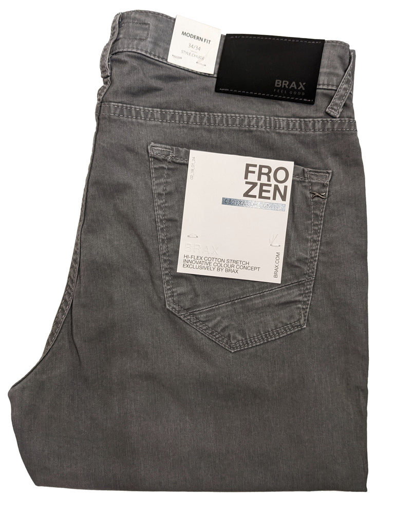 BRAX Frozen Hi-Flex Seattle Stretch Pocket Fit Chuck 5 Company Color Thread Modern Pants –