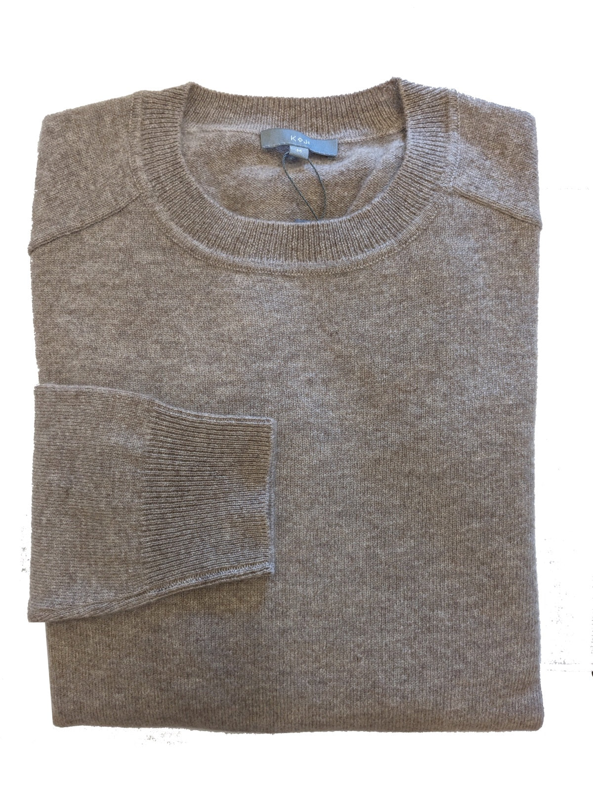 J BRAND Grey Wool Cashmere Light Crewneck Sweater outlets