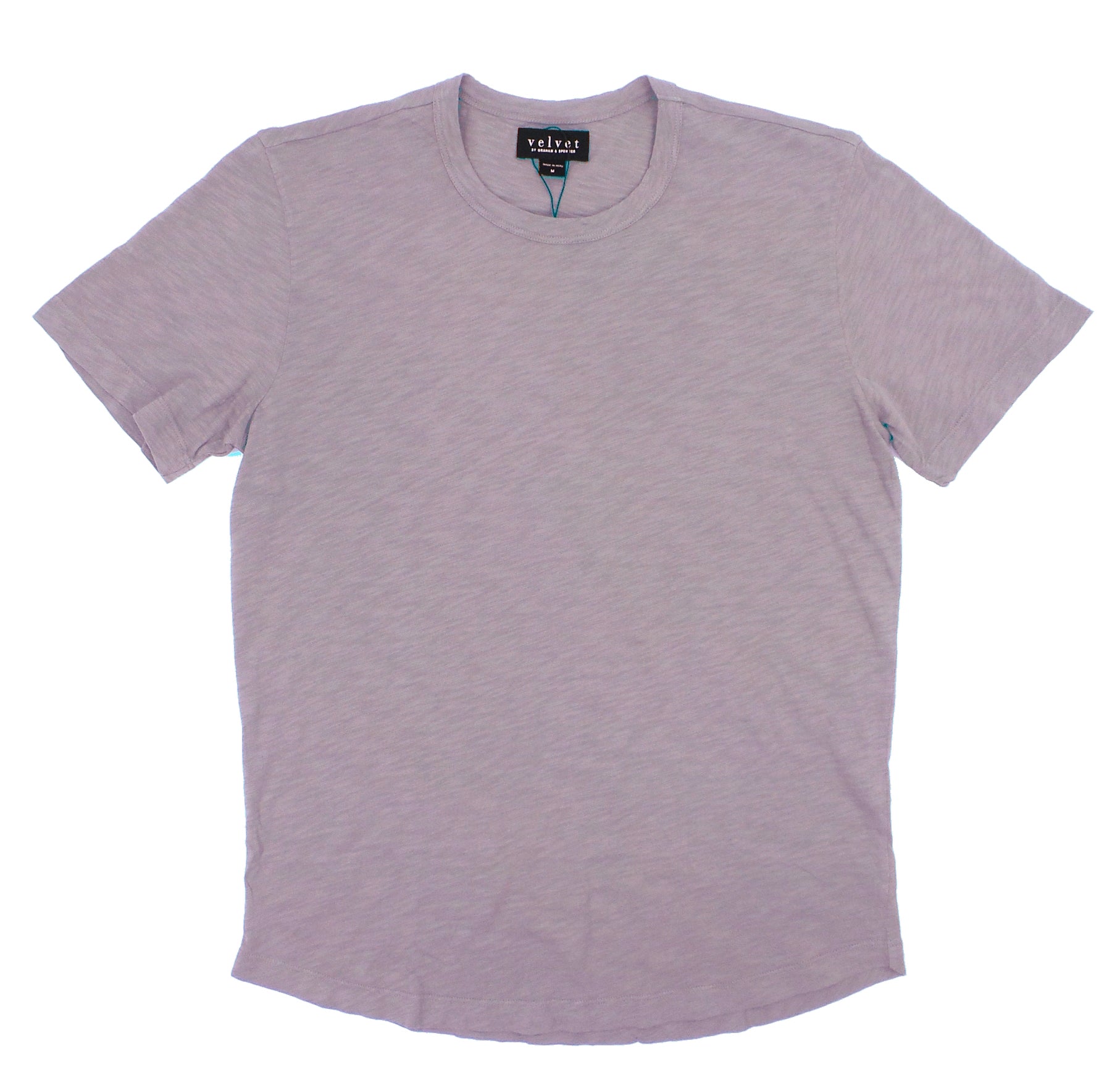 Velvet by Graham & Spencer Amaro Crew Neck Textured Slub Cotton T-Shir –  Seattle Thread Company