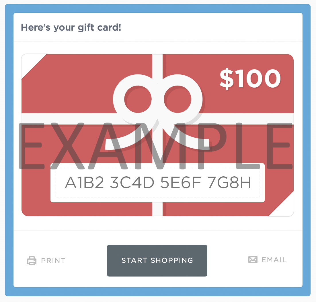 Gift Card Free Shipping - The Vintage Twin